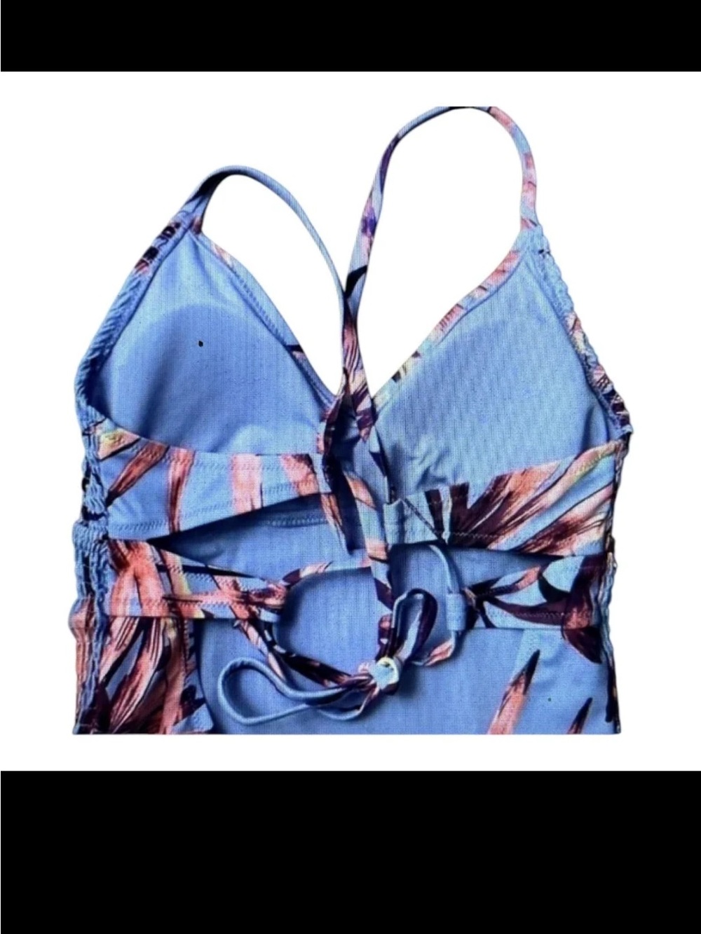 Jessica Simpson Palmy Days Cami One Piece Swimsuit Size Large New - Picture 6 of 8